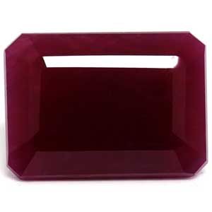 Rubin 5,13 ct, czerwony, szlif szmaragdowy