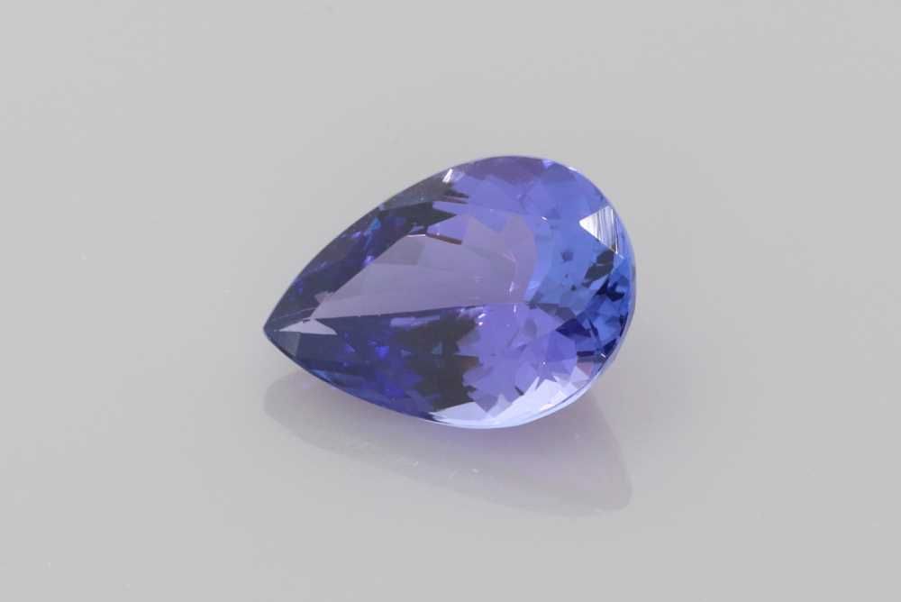 TANZANITE FACETED 2.76ct BI_COLOR BI_COLOR SI TANZANIA HEATED