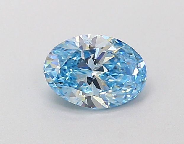0.51 CT Fancy Vivid Blue OVAL