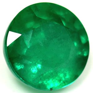 Szmaragd 2,16 ct, zielony, szlif okrągły