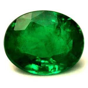 Szmaragd 1,46 ct, zielony, szlif owalny