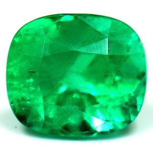 Szmaragd 2,20 ct, zielony, szlif cushion