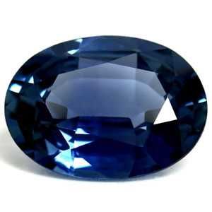 Szafir 1,34 ct, niebieski, szlif owalny