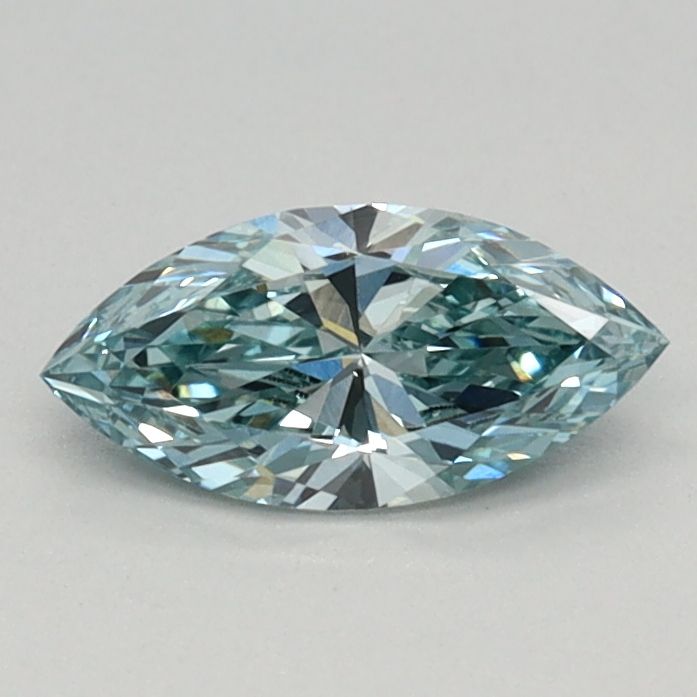 0.37 CT Fancy Vivid Green MARQUISE