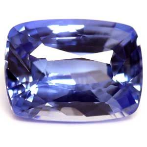 Szafir 1,04 ct, niebieski, szlif cushion