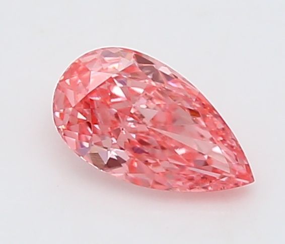 0.21 CT Fancy Vivid Pink PEAR