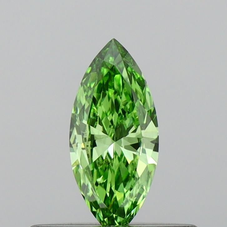 0.21 CT Fancy Vivid Green MARQUISE