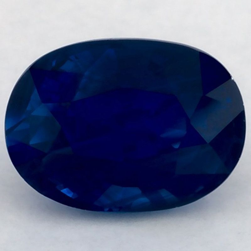 Szafir 1,78 ct, niebieski, szlif owalny