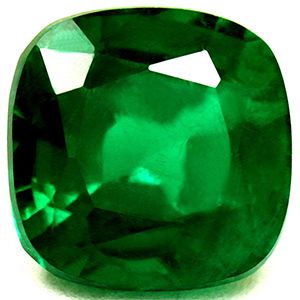 Szmaragd 1,92 ct, zielony, szlif cushion