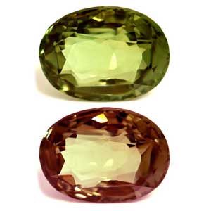 Aleksandryt 2,04 ct, zielony, szlif owalny