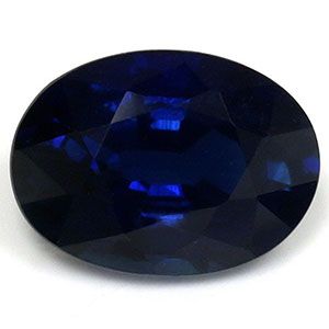Szafir 1,11 ct, niebieski, szlif owalny