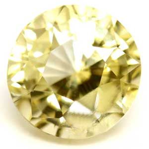Szafir 1,93 ct, żółty, szlif okrągły