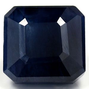 Szafir 5,41 ct, niebieski, szlif szmaragdowy