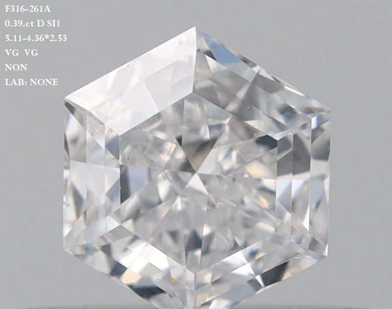 Prírodný diamant hexagonal,...