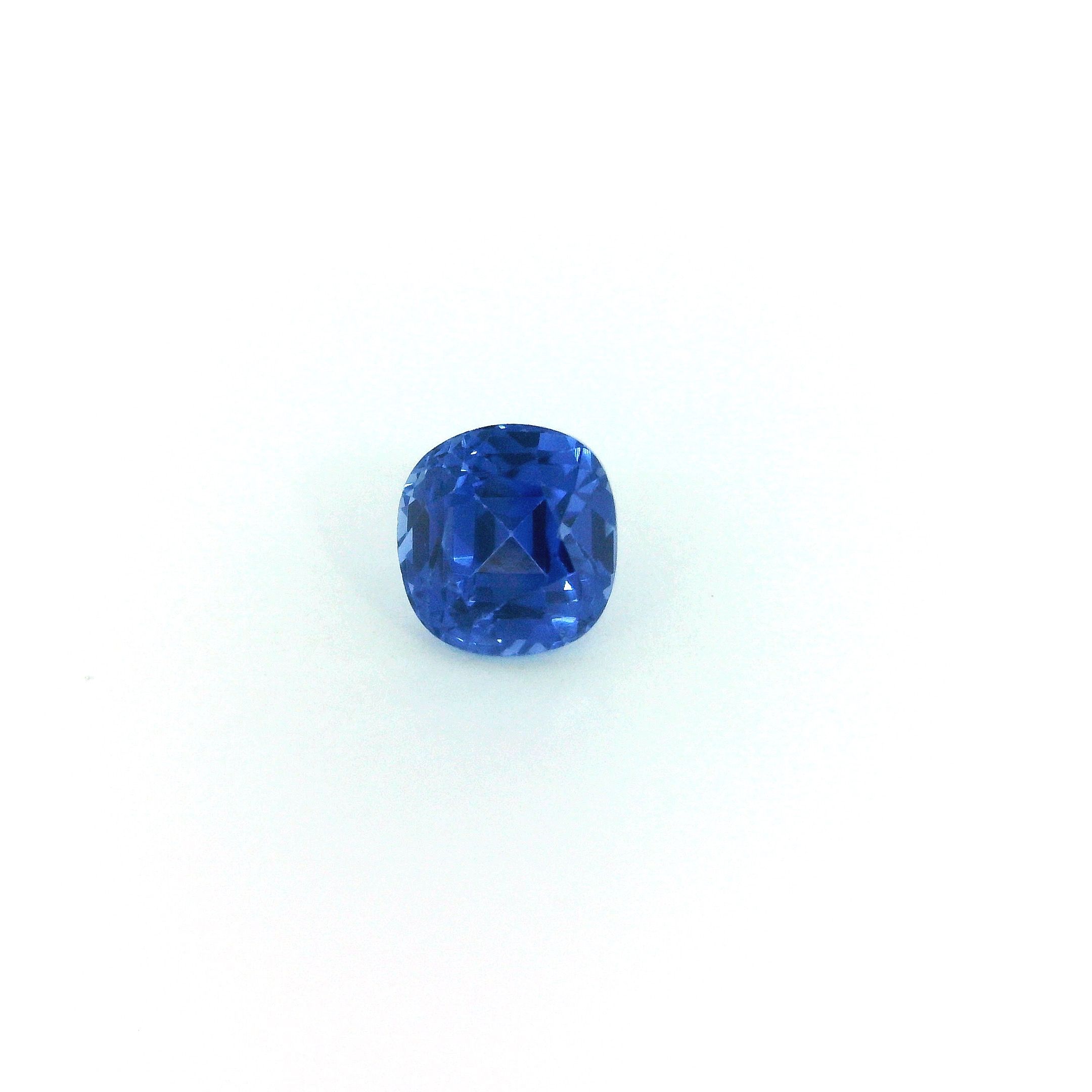 Szafir 1,11 ct, niebieski, szlif cushion
