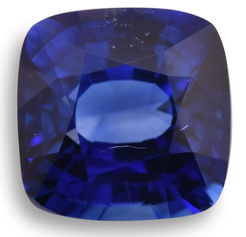 Szafir 5,63 ct, niebieski, szlif cushion