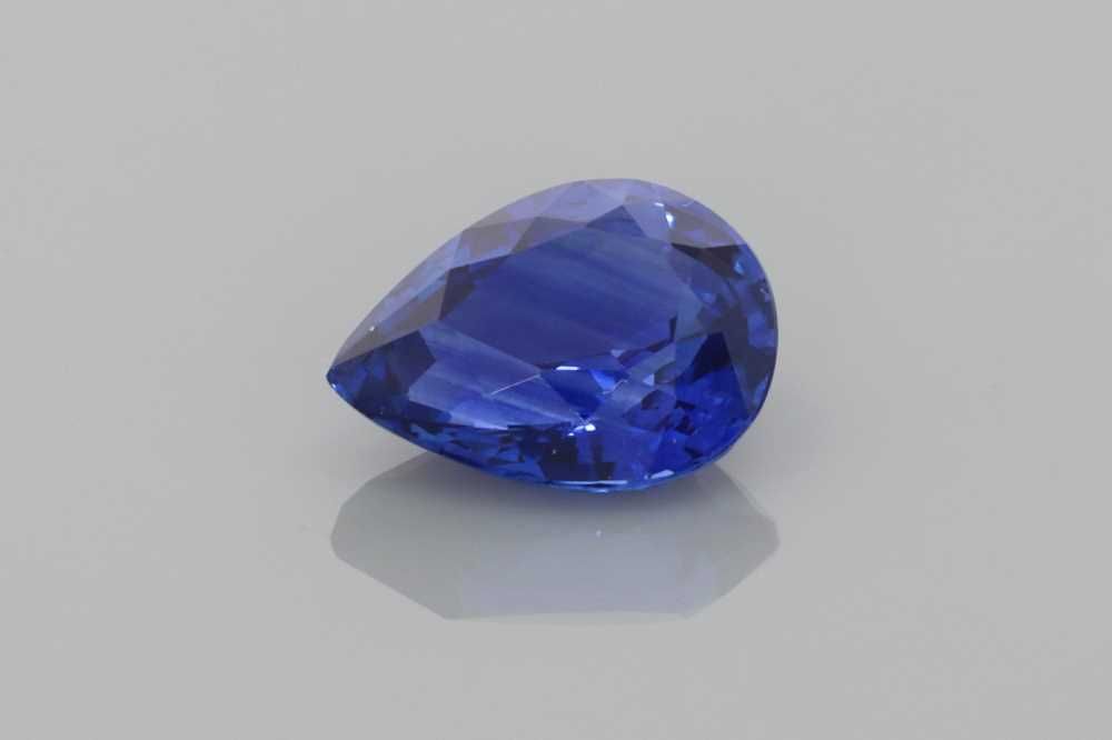 SAPPHIRE FACETED 1.22ct BLUE Vivid BLUE SI SRILANKA HEATED