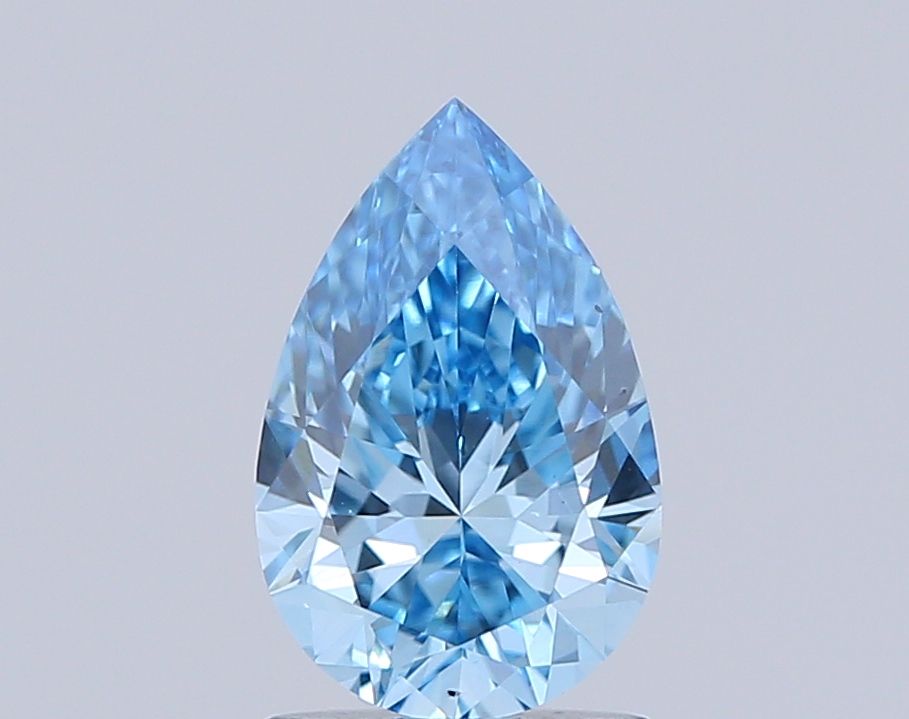 1.08 CT Fancy Vivid Blue PEAR