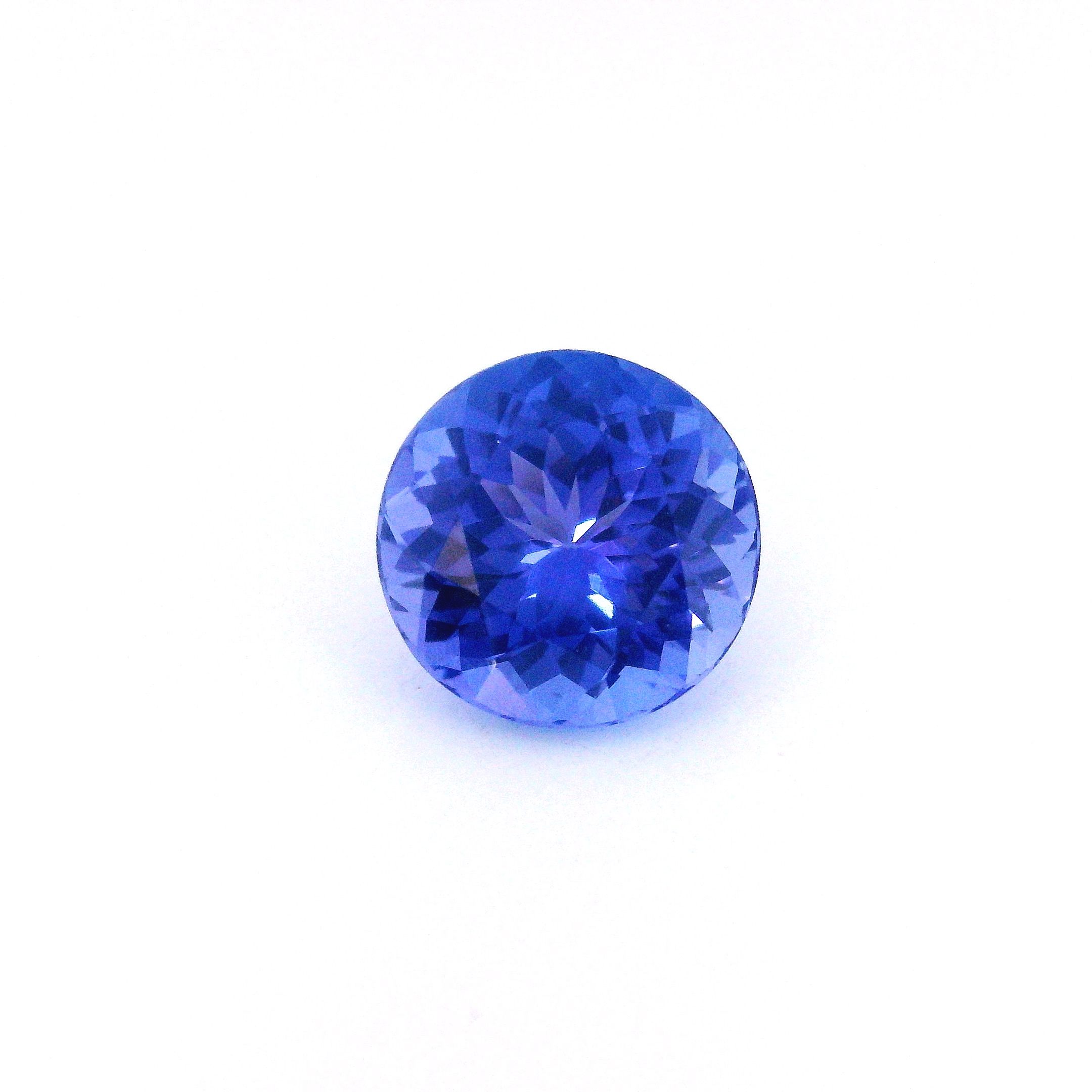 2.81 ct Round tanzanite