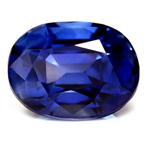 Szafir 1,11 ct, niebieski, szlif owalny