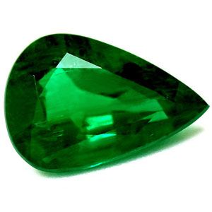 Szmaragd 3,31 ct, zielony, szlif gruszka