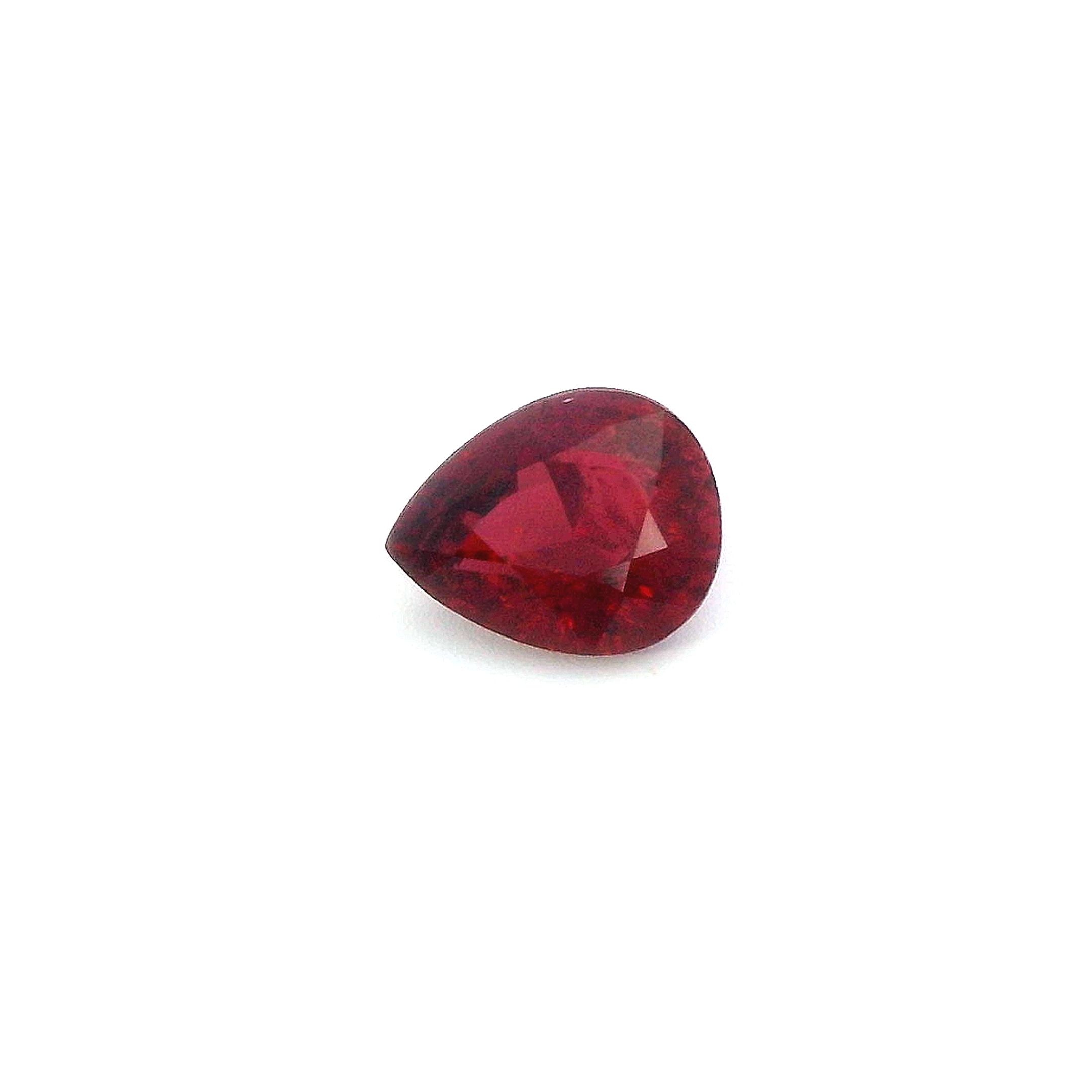 1.26 ct Pear ruby