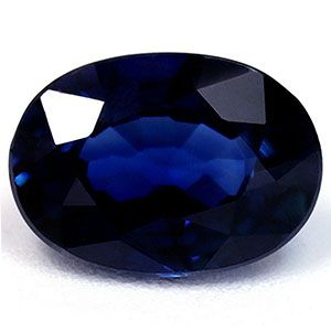 Szafir 1,14 ct, niebieski, szlif owalny