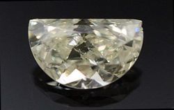 Prírodný diamant half moon,...