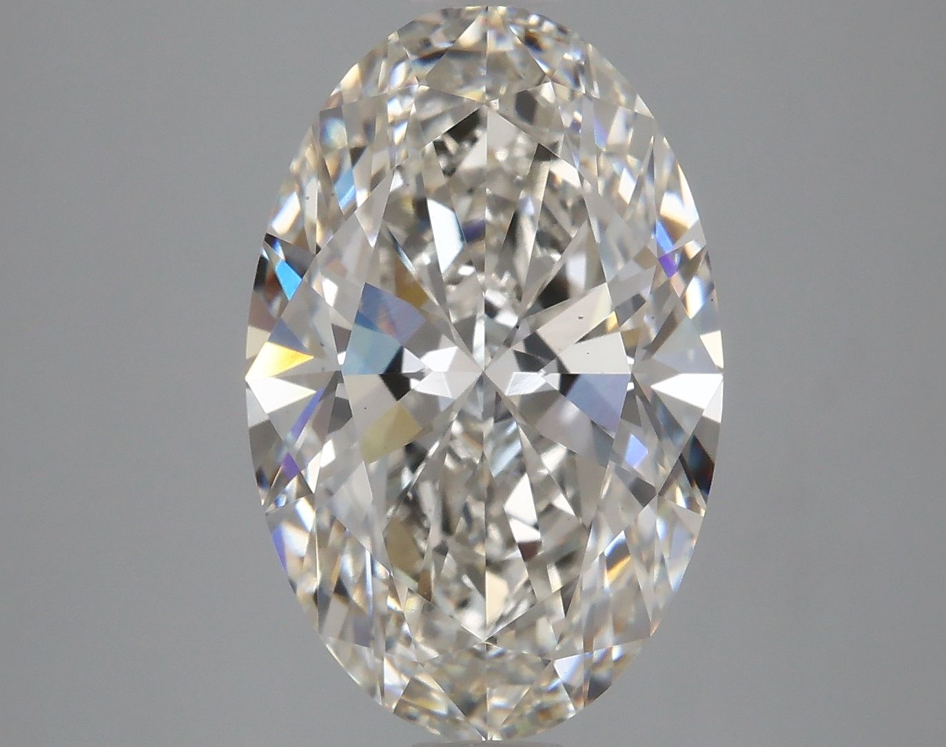 Diamant Ovale 4.07 ct - Couleur H - Pureté VS1