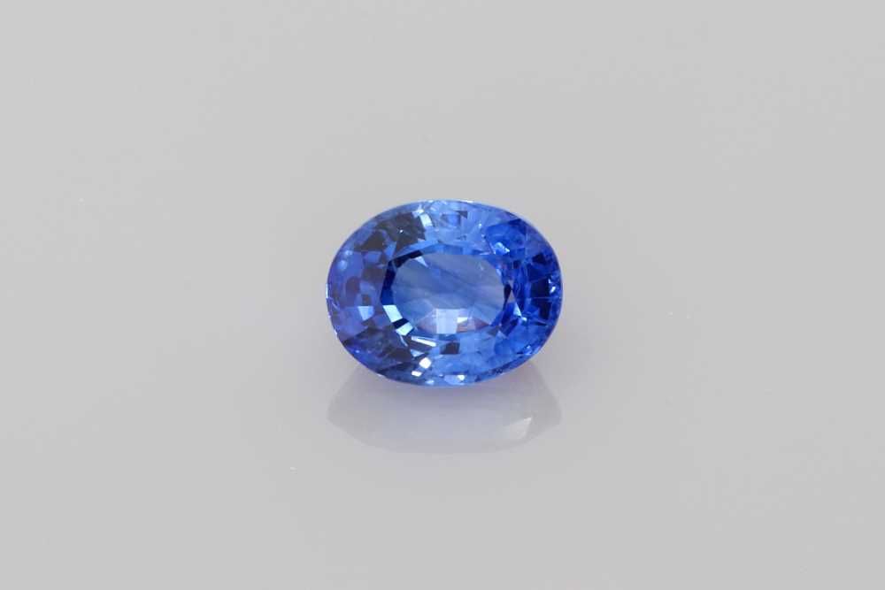 SAPPHIRE FACETED 1.49ct BLUE BLUE SI SRILANKA HEATED