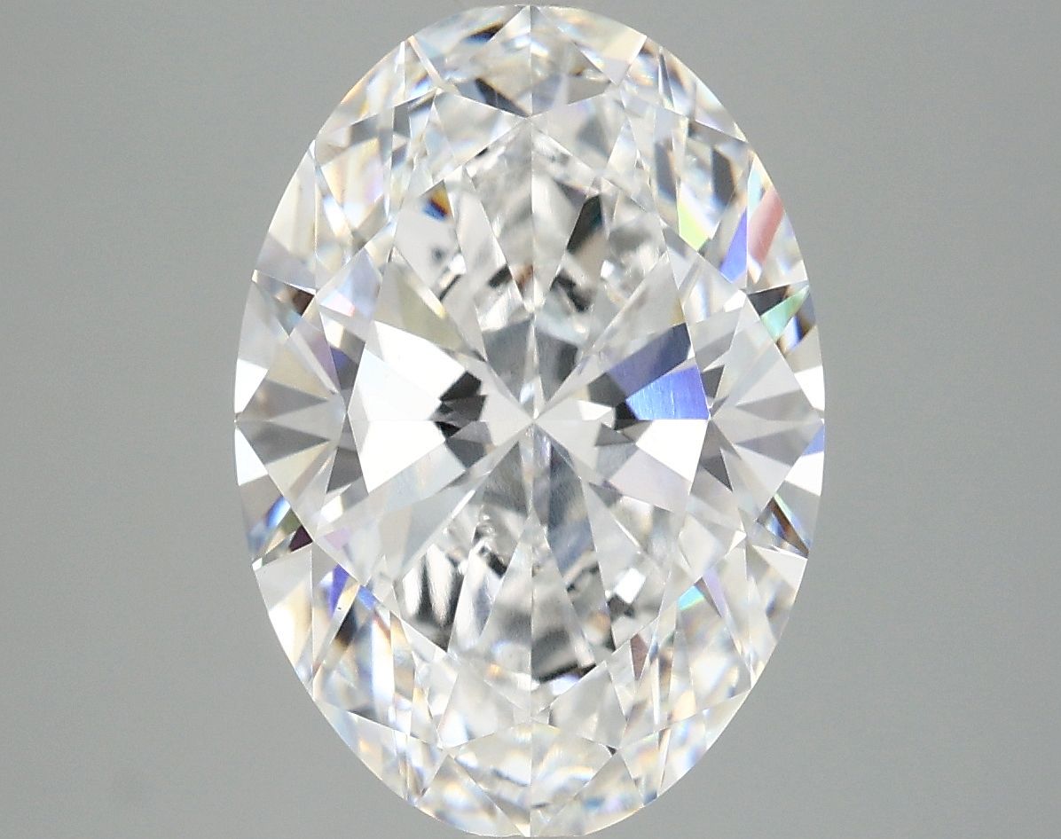 Diamant Ovale 5.10 ct - Couleur D - Pureté VVS2
