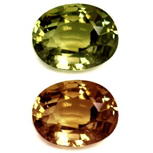 ALEXANDRITE FACETED 1.6ct GREEN Yellowish green to Brownish Purple EC REST_OF_AFRICA NONE
