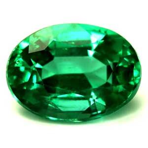 Szmaragd 1,70 ct, zielony, szlif owalny