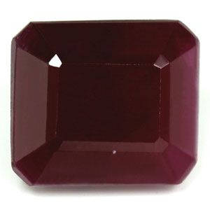 Rubin 4,28 ct, czerwony, szlif szmaragdowy