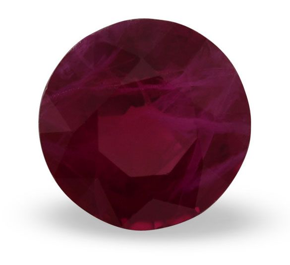 RUBY FACETED 0.54ct RED Red EC MADAGASCAR HEATED