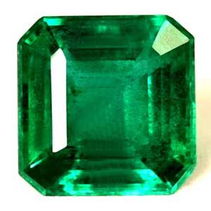 Szmaragd 1,29 ct, zielony, szlif szmaragdowy