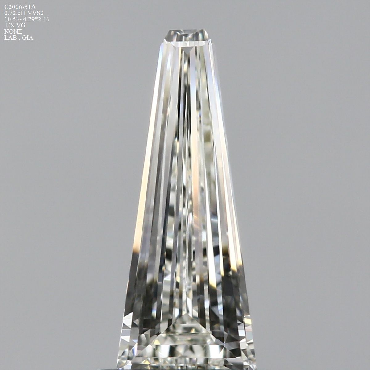 Prírodný diamant tapered...