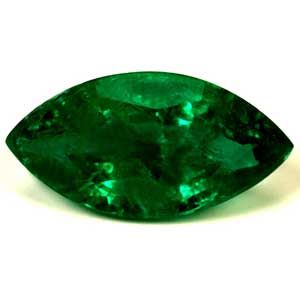 Szmaragd 1,13 ct, zielony, szlif markiza