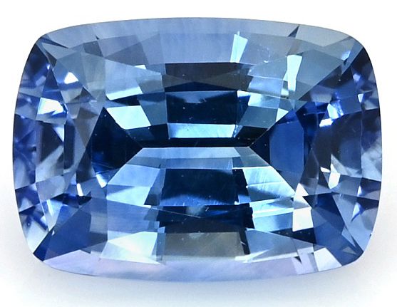 Szafir 1,18 ct, niebieski, szlif cushion