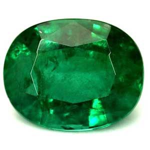 Szmaragd 1,81 ct, zielony, szlif owalny
