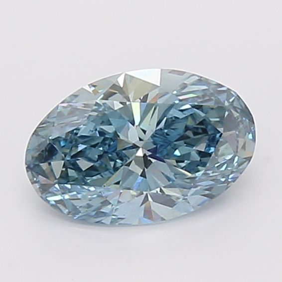 1.24 CT Fancy Vivid Blue OVAL