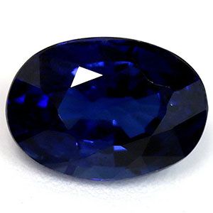 Szafir 1,15 ct, niebieski, szlif owalny