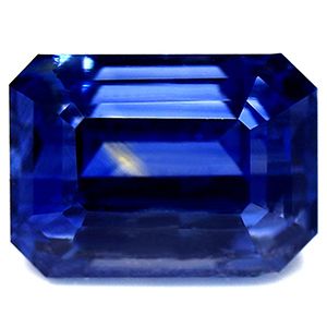Szafir 2,13 ct, niebieski, szlif szmaragdowy