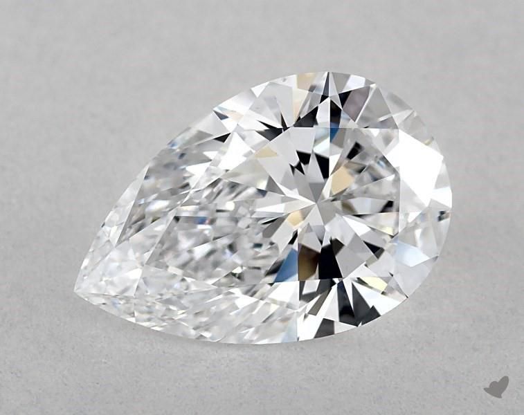 Prírodný diamant hruška, VS2, D,... Prírodný diamant hruška, VS2, D,...
