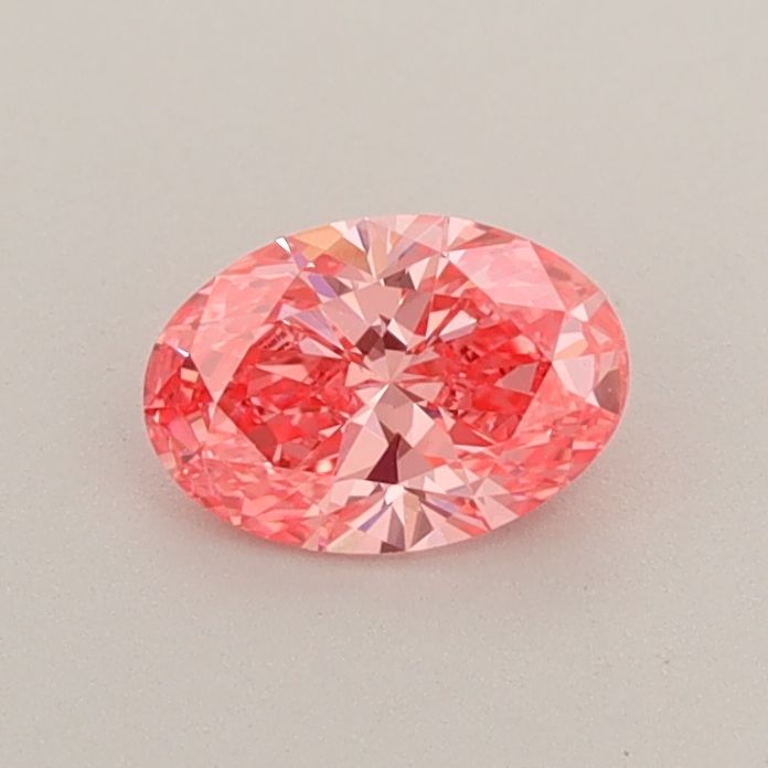 0.42 CT Fancy Vivid Pink OVAL