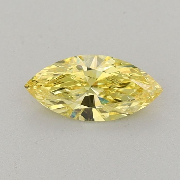 0.38 CT Fancy Vivid Yellow MARQUISE