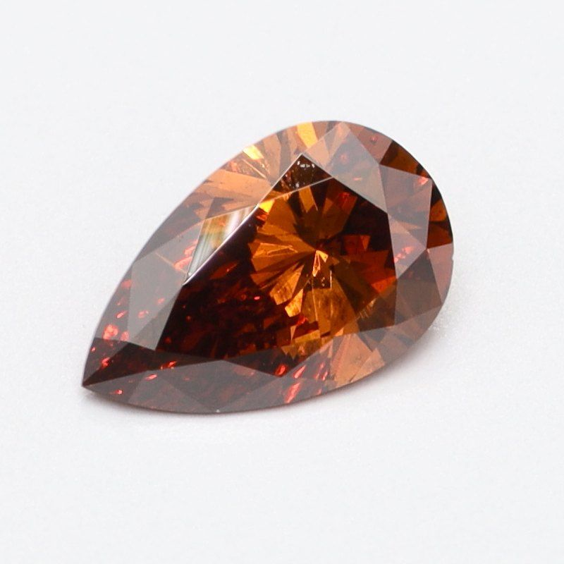 0.31 CT Fancy Red PEAR