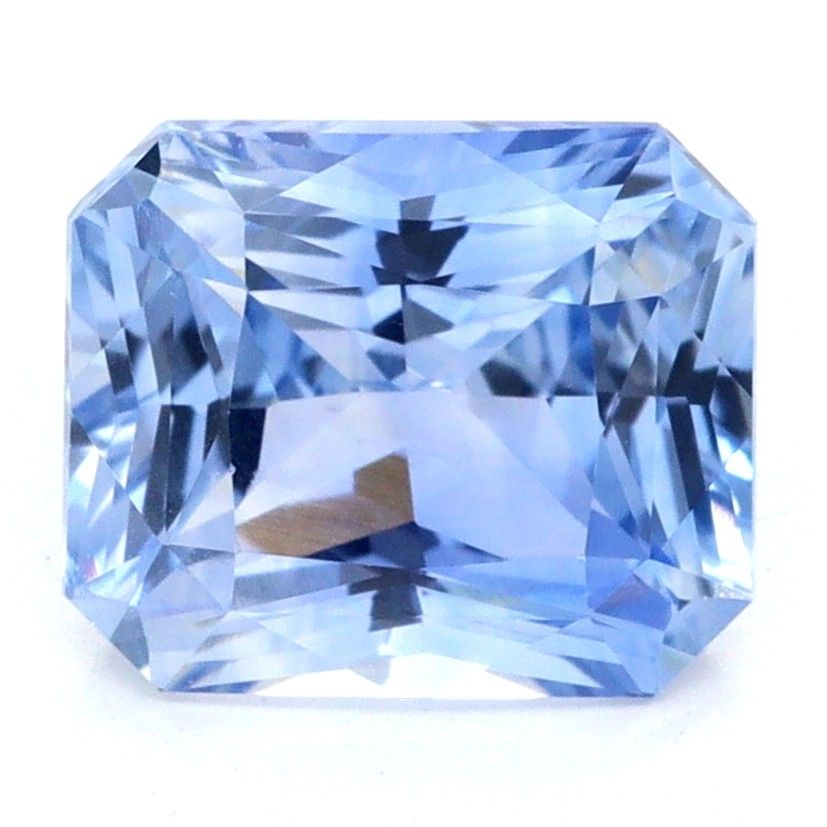 Szafir 1,54 ct, niebieski, szlif radiant