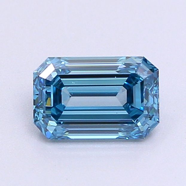0.93 CT Fancy Vivid Blue EMERALD
