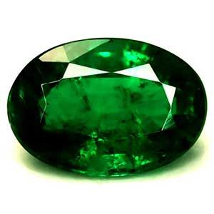 Szmaragd 1,13 ct, zielony, szlif owalny